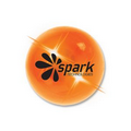 2" Original Flashing Buz Ball - Orange/Orange LED